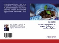 Invitro Propagation of Bacopa monnieri - a medicinal plant