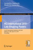 HCI International 2019 ¿ Late Breaking Posters