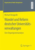 Wandel und Reform deutscher Universitätsverwaltungen