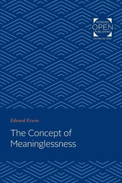 Concept of Meaninglessness - Erwin, Edward