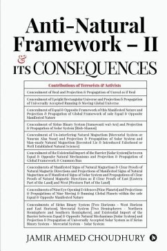 Anti-natural Framework - II & Its Consequences - Jamir Ahmed Choudhury