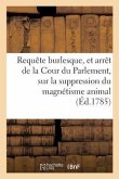 Requête Burlesque, Et Arrêt de la Cour Du Parlement, Concernant La Suppression Du Magnétisme Animal