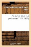 Plaidoyer Pour Le Précurseur