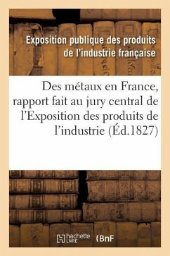 Des Métaux En France, Rapport Fait Au Jury Central de l'Exposition Des Produits de l'Industrie - Industrie Francaise