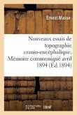 Nouveaux Essais de Topographie Cranio-Encéphalique, Congrès Médical International de Rome Avril 1894