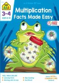 School Zone Multiplication Facts Made Easy Grades 3-4 Workbook