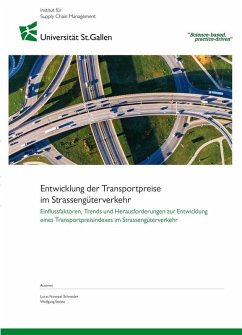 Entwicklung der Transportpreise im Strassengüterverkehr (eBook, PDF)