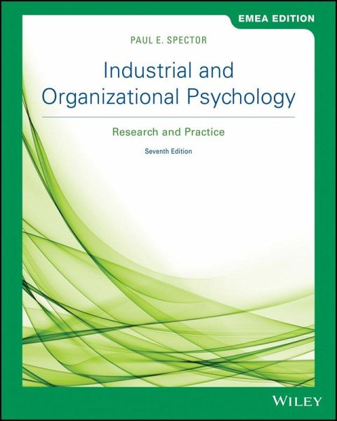 Industrial and Organizational Psychology Industrial and Organizational Psychology