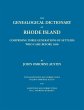 Genealogical Dictionary of Rhode Island - Bild 1