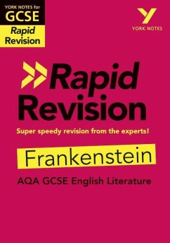 Cover York Notes RAPID AQA GCSE (Revision Guide) Frankenstein - for 2025, 2026 exams