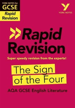 Cover York Notes RAPID AQA GCSE (Revision Guide) The Sign of the Four - for 2025, 2026 exams
