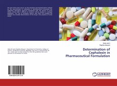 Determination of Cephalexin in Pharmaceutical Formulation - Jamil, Dalia;Alsayed, Raghda