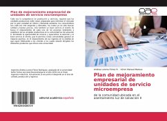 Plan de mejoramiento empresarial de unidades de servicio microempresa