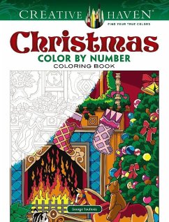 Creative Haven Christmas Color by Number - Toufexis, George