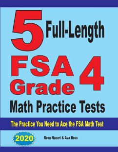 5 Full-Length FSA Grade 4 Math Practice Tests - Nazari, Reza; Ross, Ava