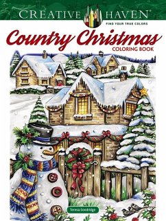 Creative Haven Country Christmas Coloring Book - Goodridge, Teresa