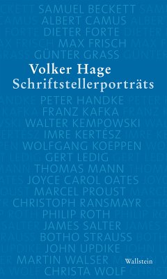 Schriftstellerporträts (eBook, PDF) - Hage, Volker