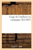 Usage de l'Artillerie En Campagne