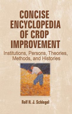 Concise Encyclopedia of Crop Improvement (eBook, PDF) - Schlegel, Rolf