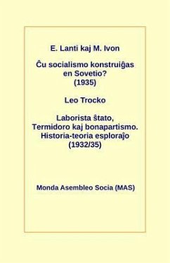 Cu socialismo konstruigas en Sovetio? (1935) (eBook, ePUB) - Lanti, Eugeno; Trocko, Leo