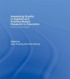 Assessing quality in applied and practice-based research in education. (eBook, PDF)