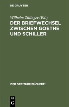 Der Briefwechsel zwischen Goethe und Schiller