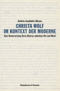 Cover Christa Wolf im Kontext der Moderne