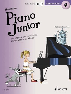 Piano Junior: Konzertbuch 4 - Heumann, Hans-Günter