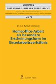 Homeoffice-Arbeit als besondere Erscheinungsform im Einzelarbeitsverhältnis (eBook, PDF)