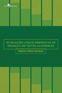Cover AS RELAÇÕES LÓGICO-SEMÂNTICAS DE PROJEÇÃO EM TEXTOS ACADÊMICOS (eBook, ePUB)