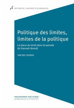 Cover Politique des limites, limites de la politique (eBook, ePUB)
