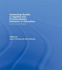 Assessing quality in applied and practice-based research in education. (eBook, ePUB)