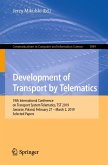 Development of Transport by Telematics (eBook, PDF)