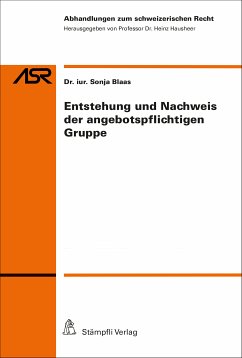 Entstehung und Nachweis der angebotspflichtigen Gruppe (eBook, PDF) - Blaas, Sonja