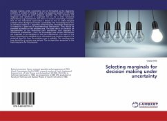 Selecting marginals for decision making under uncertainty