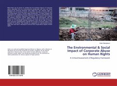 The Environmental & Social Impact of Corporate Abuse on Human Rights - Olanipekun, Kola