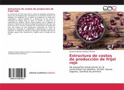 Estructura de costos de producción de frijol rojo