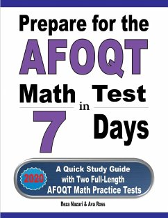 Prepare for the AFOQT Math Test in 7 Days - Nazari, Reza; Ross, Ava