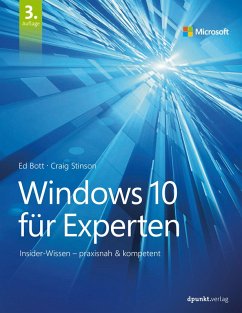 Windows 10 für Experten (eBook, PDF) - Bott, Ed; Stinson, Craig