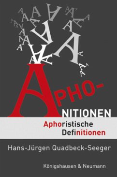 Aphonitionen - Quadbeck-Seeger, Hans-Jürgen