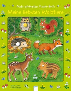 Cover Mein schönstes Puzzle-Buch. Meine liebsten Waldtiere