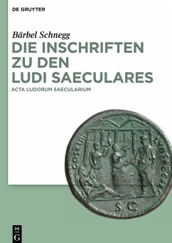 Cover Die Inschriften zu den Ludi saeculares