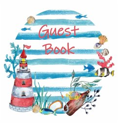 Guest Book, Visitors Book, Guests Comments, Vacation Home Guest Book, Beach House Guest Book, Comments Book, Visitor Book, Nautical Guest Book, Holiday Home, Retreat Centres, Family Holiday Guest Book, Bed & Breakfast (Hardback) - Publishing, Lollys