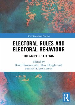 Cover Electoral Rules and Electoral Behaviour (eBook, PDF)