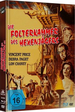 Die Folterkammer Des Hexenjägers (Dvd+Bd Mediabook - Price,Vincent/Paget,Debra/Chaney Jr.,Lon