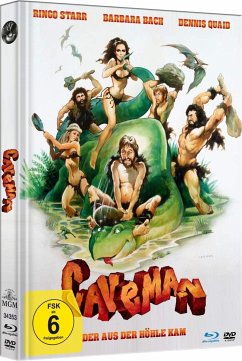 Caveman-Der aus der Höhle kam (DVD+BD Mediabook) - Starr,Ringo/Quaid,Dennis/Bach,Barbara