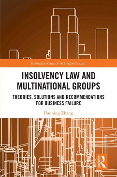 Insolvency Law and Multinational Groups - Zhang, Daoning