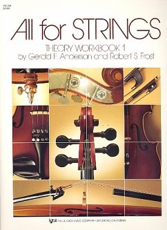 All for Strings Theory Workbook 1 Violin - Anderson, Gerald, M.D., F.R.C.P.; Frost, Robert