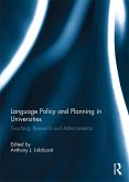 Language Policy and Planning in Universities (eBook, PDF)