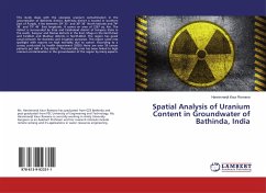 Spatial Analysis of Uranium Content in Groundwater of Bathinda, India